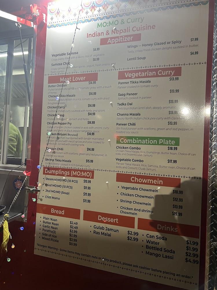 MOMO & Curry Forney Menu image 2