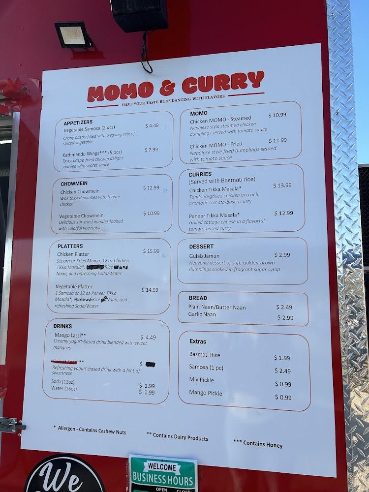 MOMO & Curry Forney Menu image 4